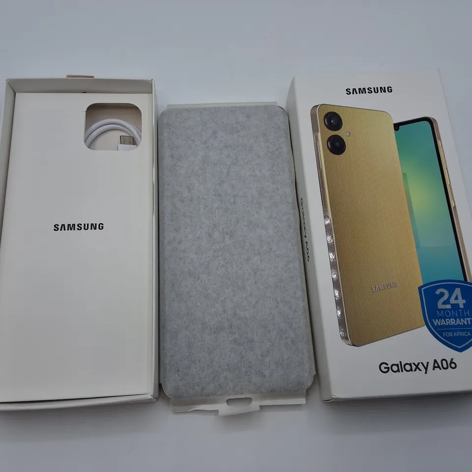 BOXED SAMSUNG A06 5G 4GB/64GBGB IN LIGHT GREY - SM-A065F
