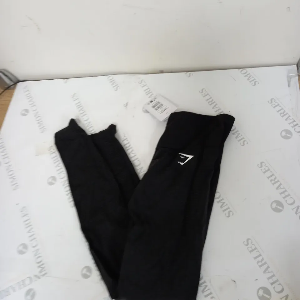 GYMSHARK VITAL SEAMLESS LEGGINGS BLACK MARL - MEDIUM
