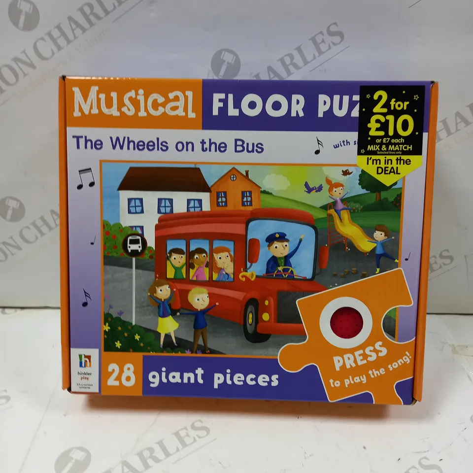 3 ASSORTED PRODUCTS TO INCLUDE; POP AND HOP POP THE DICE AND RUN, BINGO 90 NUMBER AND MUSICAL FLOOR PUZZLE