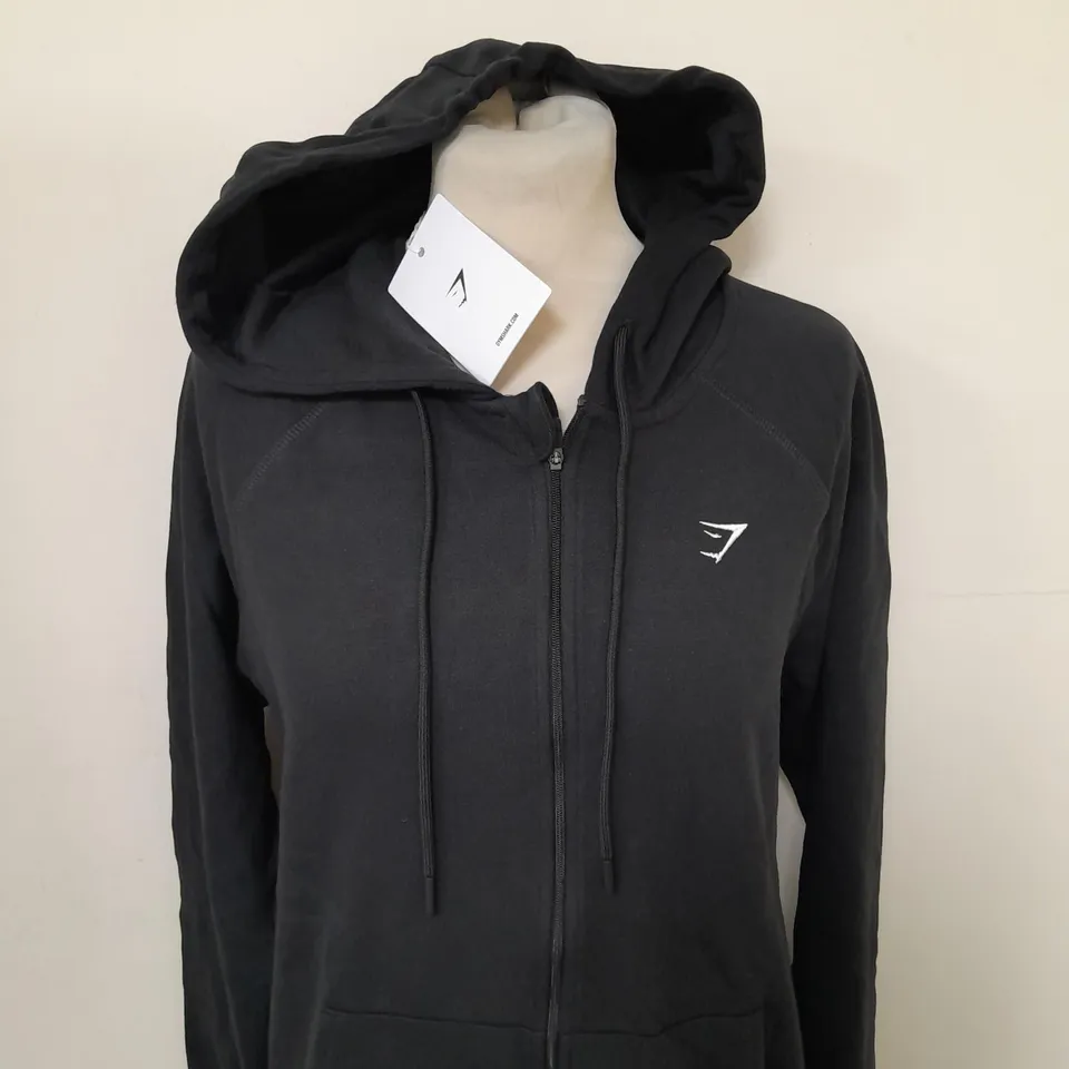 GYMSHARK TRAINING ZIP HOODIE SIZE S