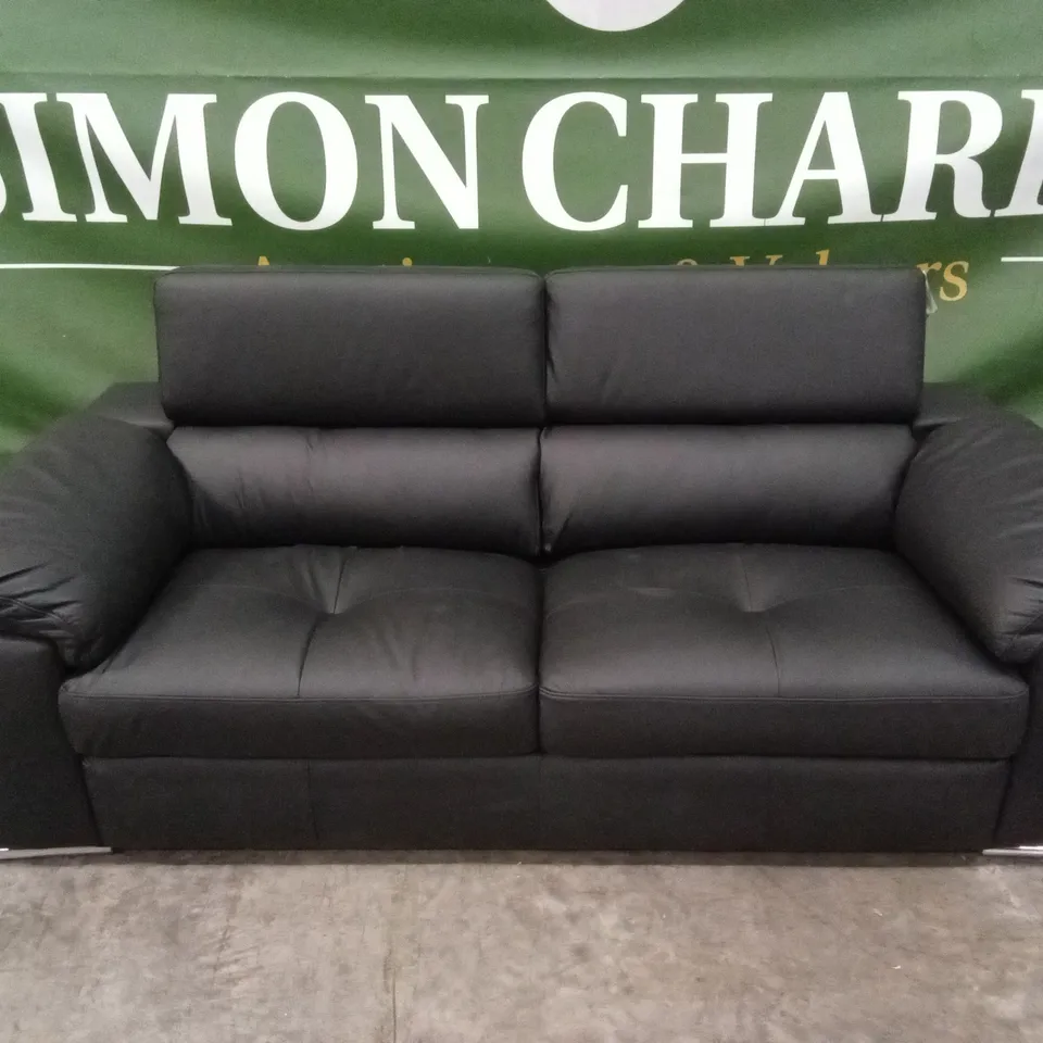 BRADY 100% PREMIUM LEATHER 3 SEATER SOFA RRP £1149