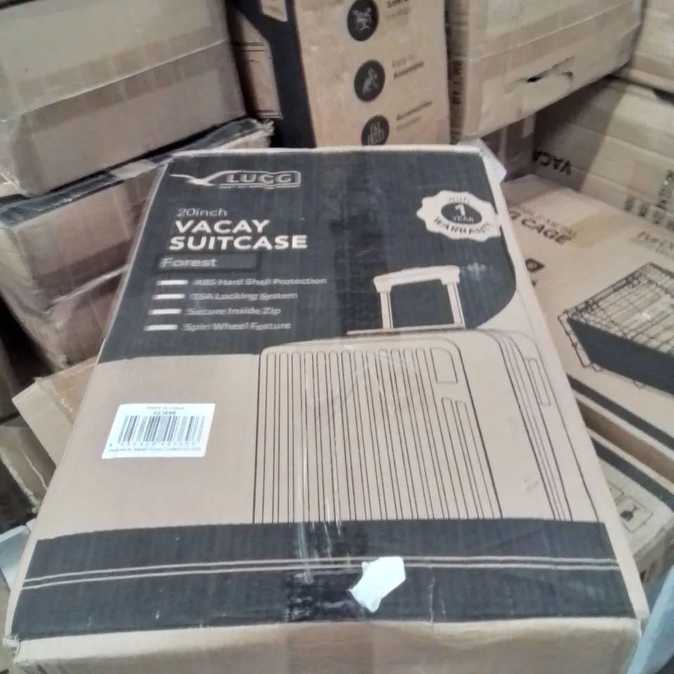 BOXED LUGG 20INCH VACAY SUITCASE FOREST