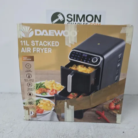 DAEWOO 11L STACKED AIR FRYER – BOXED