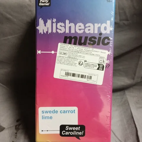 SEALED MISHEARD MUSIC PARTY GAME