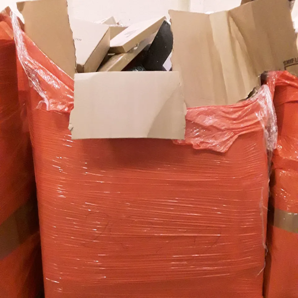 PALLET OF ASSORTED PRODUCTS INCLUDING CLOTHES RACK, TOILET SEAT, ROTARY DEHUMIDIFIER, COMPOUND BOW WITH ARROWS, ECOHEATER