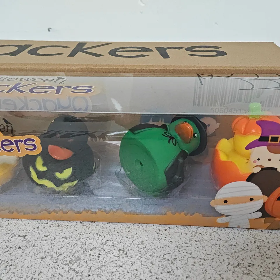 LOT OF 23 6-PACKS OF HALLOWEEN DUCK QUACKERS