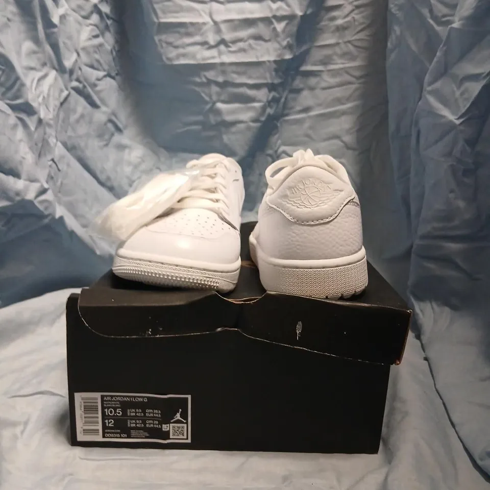 AIR JORDAN 1 LOW G WHITE/WHITE – UK 9.5 (US 10.5)