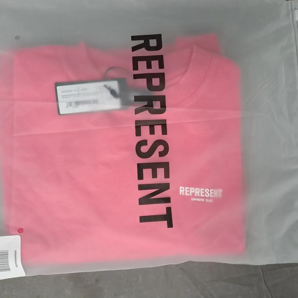 REPRESENT OWNERS CLUB KIDS SWEATER IN PINK SIZE 4-5 YEARS