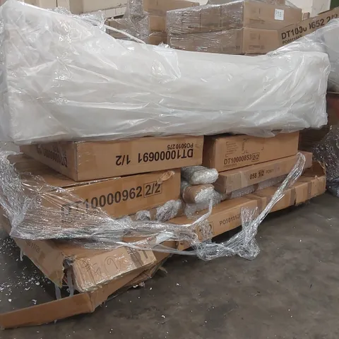 PALLET CONTAINING ASSORTED DESIGNER FURNITURE PARTS