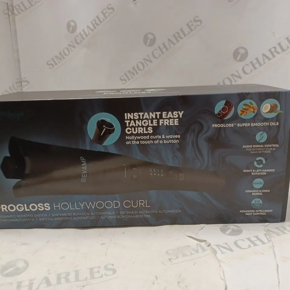 REVAMP PROGLOSS HOLLYWOOD CURL AUTOMATIC RRP £89.99