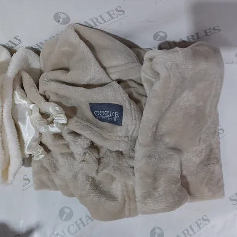 COZEE HOME THROW, SOCKS AND EYE MASK SET IN TAN