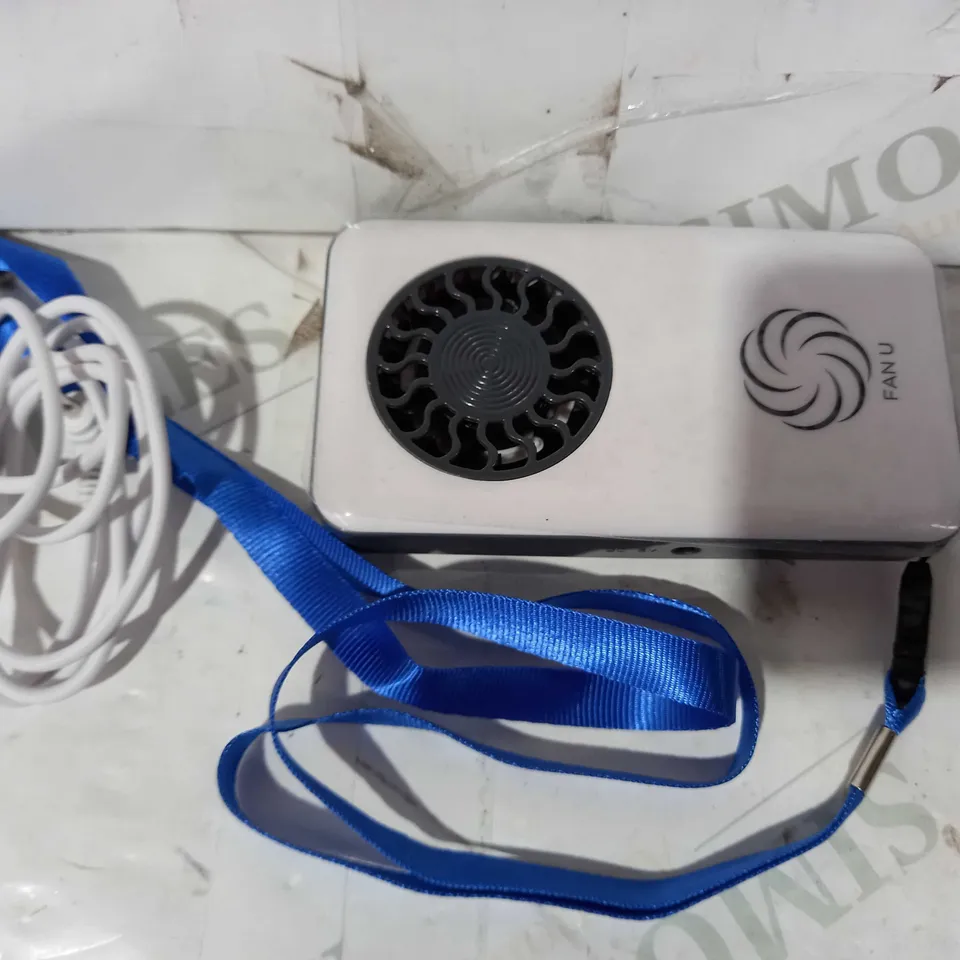 FAN U PORTABLE & RECHARGEABLE PERSONAL FAN - WHITE