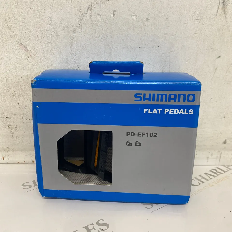 BOXED SHIMANO PD-EF102 FLAT PEDALS 