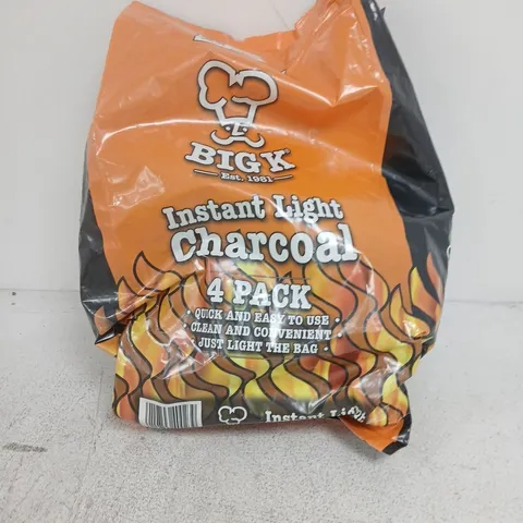 BIG K INSTANT LIGHT CHARCOAL – 4 PACK