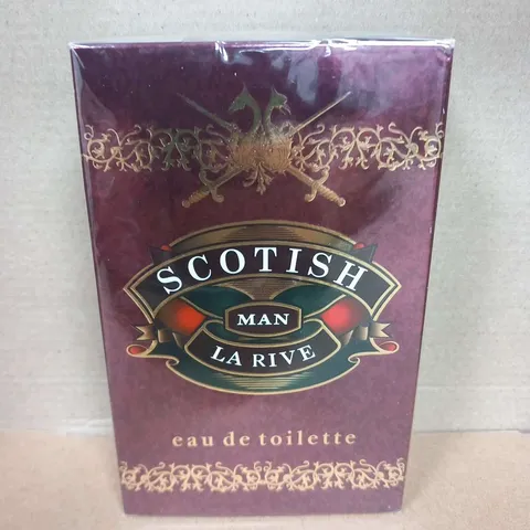 BOXED AND SEALED SCOTISH MAN LA RIVE EAU DE TOILETTE 90ML
