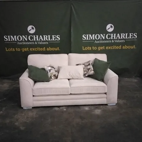 QUALITY DESIGNER FABRIC UPHOLSTERED 3 SEATER SOFA