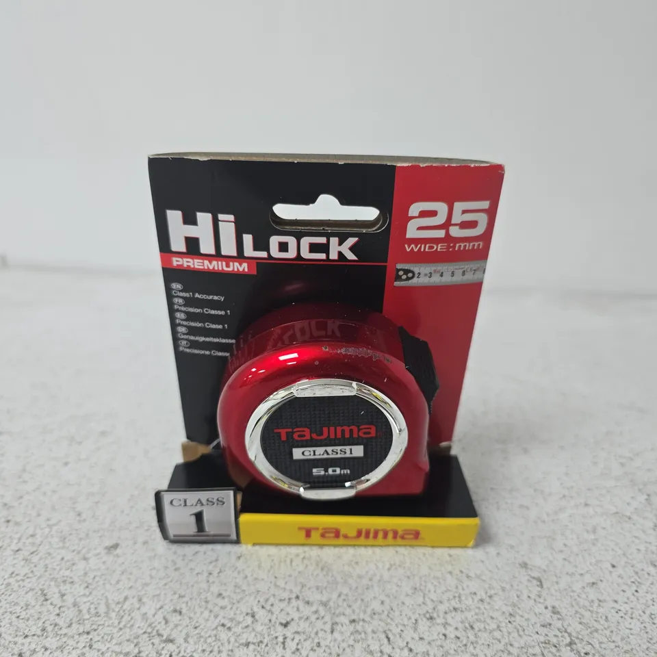 TAJIMA HILOCK PREMIUM CLASS 1 5.0M TAPE MEASURE