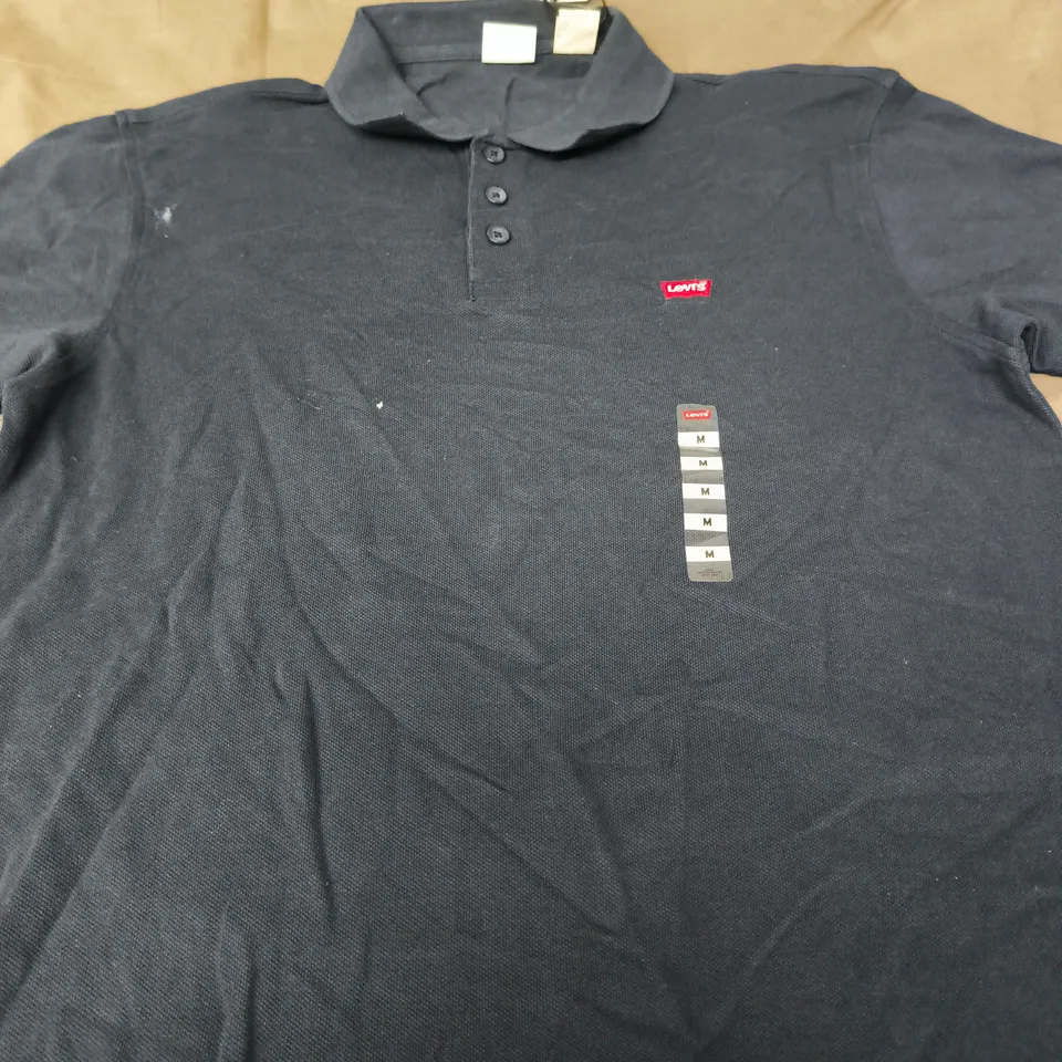 LEVI'S NAVY POLO SHIRT – MEN'S SIZE M