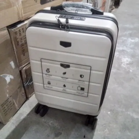 SMALL SUITCASE BAIGE & BLACK