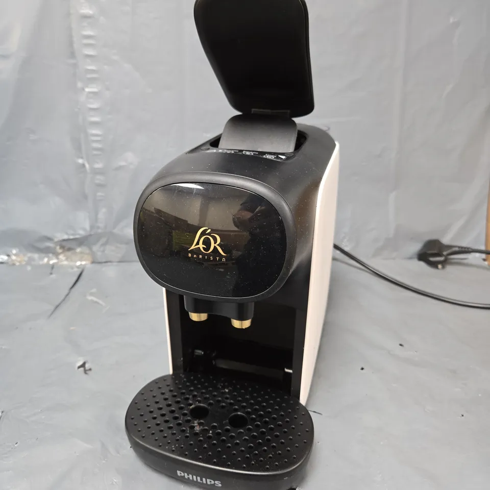 BOXED LOR BARISTA SUBLIME COMPACT COFFEE MACHINE IN SATIN BLACK