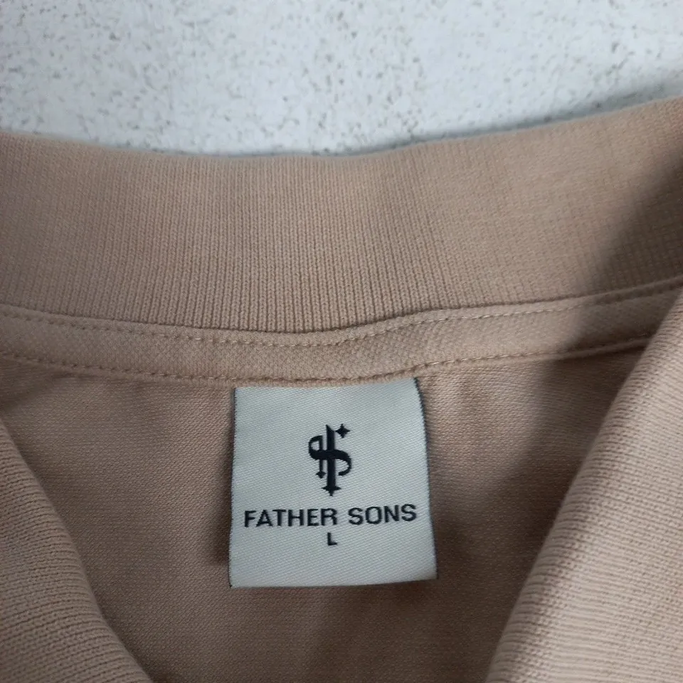 FATHER SONS POLO SHIRT – BEIGE, MEN'S, UK SIZE L