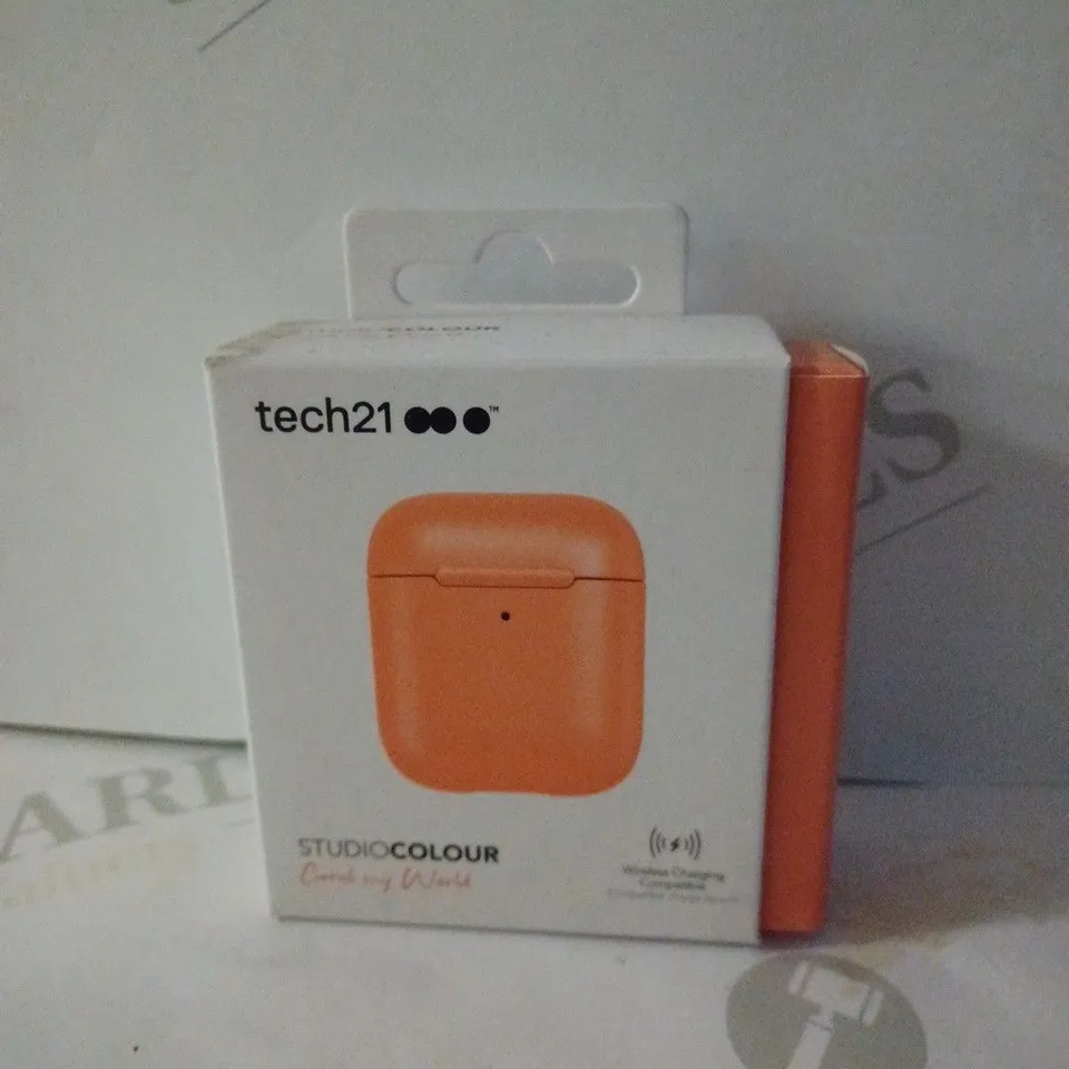 APPROXIMATELY 36 BRAND NEW TECH 21 STUDIO COLOUR AIRPODS CASES- CORAL 