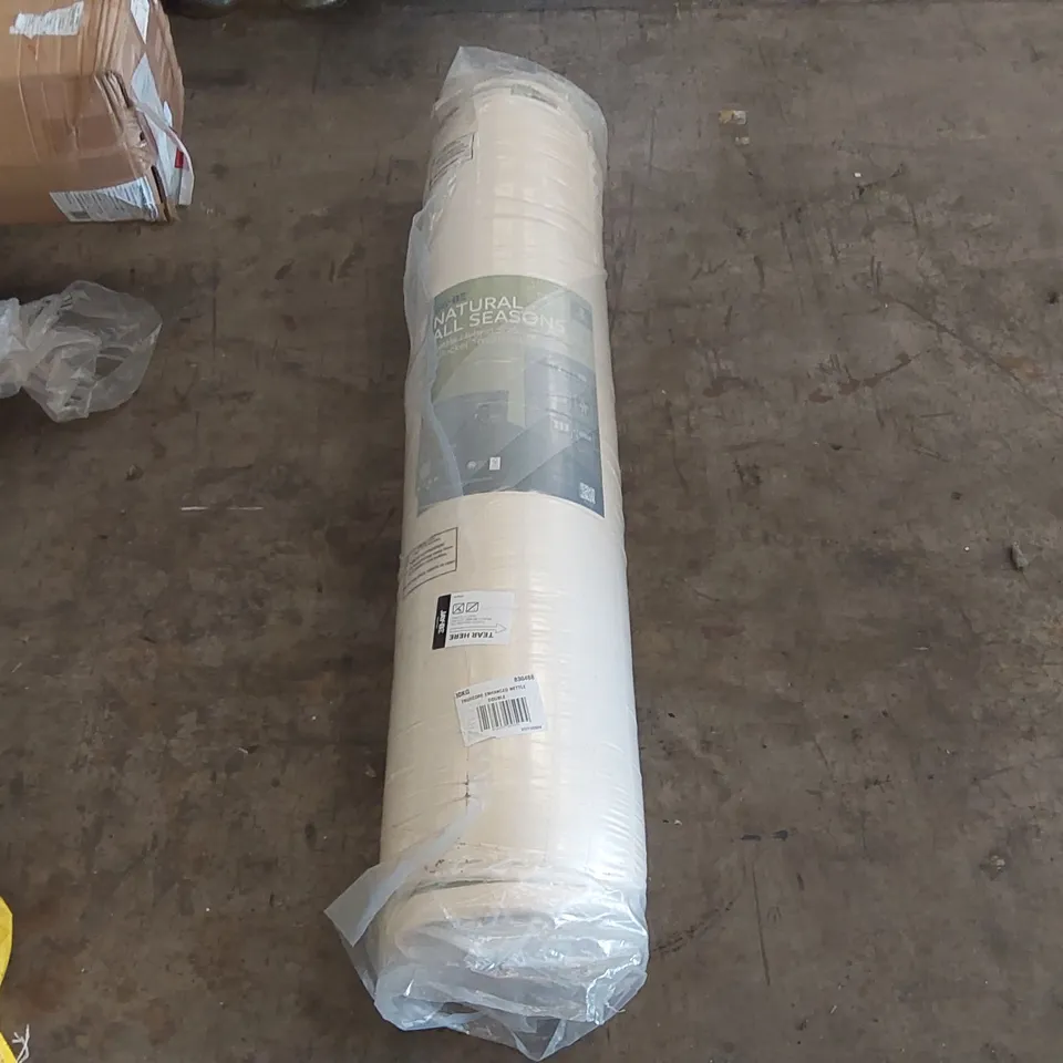 QUALITY BAGGED AND ROLLED JAY-BE NATURAL ALL SEASONS NETTLE HYBRID 2000 E-POCKET DOUBLE MATTRESS 