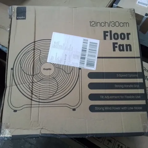 BOXED 12INCH/30CM FLOOR FAN.