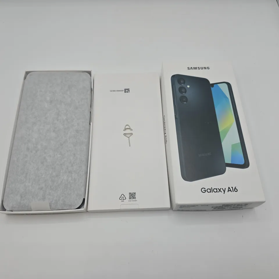 BOXED SAMSUNG GALAXY A16 4/128GB IN BLACK - SM-A165F