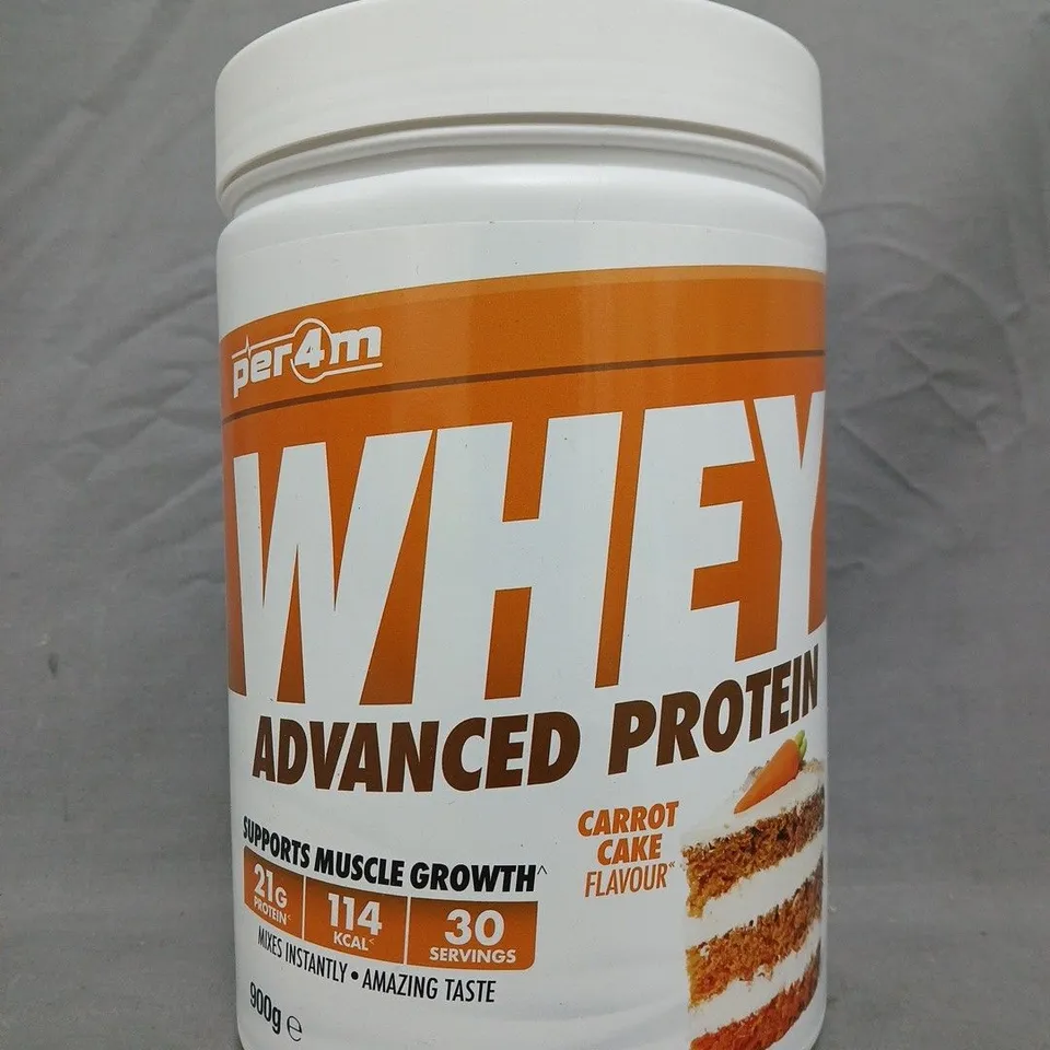 PER4M WHEY ADVANCED PROTEIN (900G) - CARROT CAKE FLAVOUR