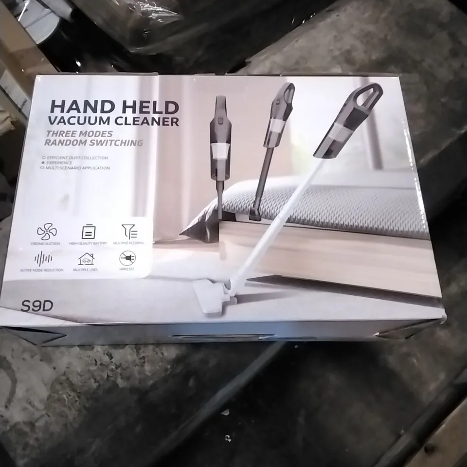 PALLET OF HOUSEHOLD ITEMS TO INCLUDE HAND HELD VACUUM CLEANER, INTENSE PULSED LIGHT WRINKLES REDUCING INSTRUMENT, MINI DESKTOP RANGE HOOD, DIGITAL TRAIL CAMERA AND OTHER ASSORTED ITEMS...