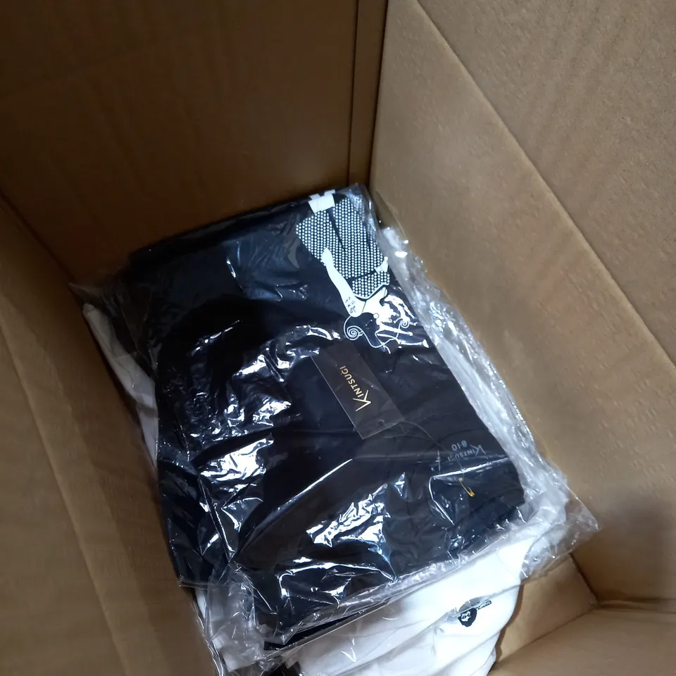 BOX OF APPROXIMATELY 10 ITEMS OF ASSORTED KINTSUGI T-SHIRTS TO INCLUDE; 5 X BLACK VERSION & 5 X WHITE VERSION 