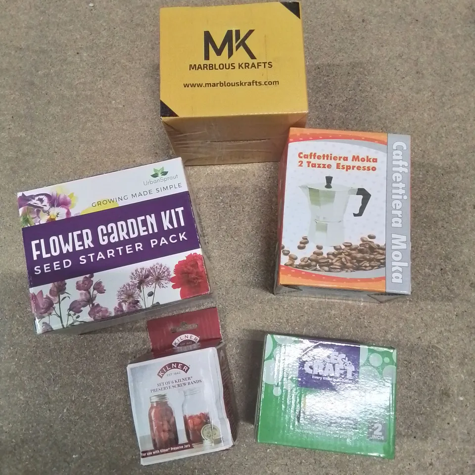 APPROXIMATELY 5 BRAND NEW BOXED ITEMS.