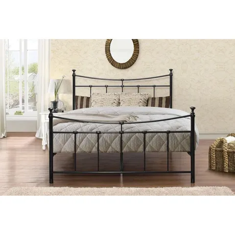 BOXED HAYLER BED FRAME 1380 X 1120 X 100MM BLACK