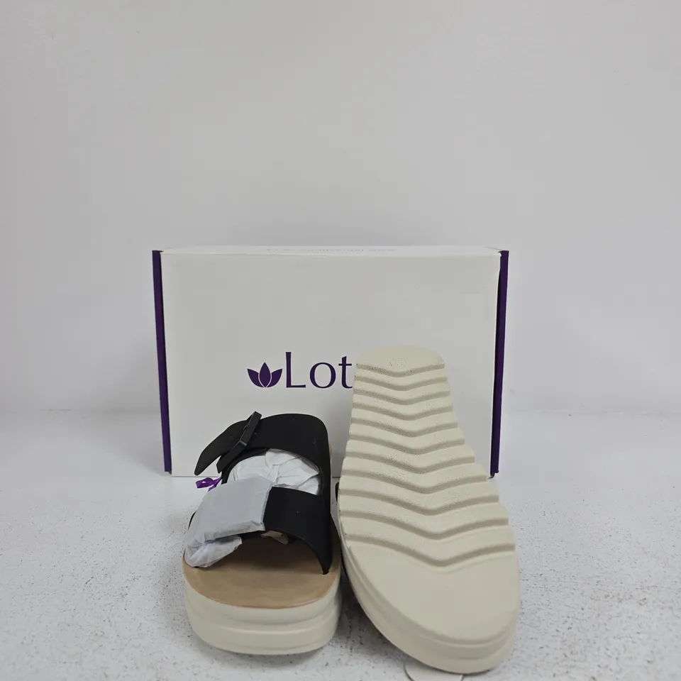 LOTUS VOLOS SANDALS - BLACK, WOMEN'S - EU 37