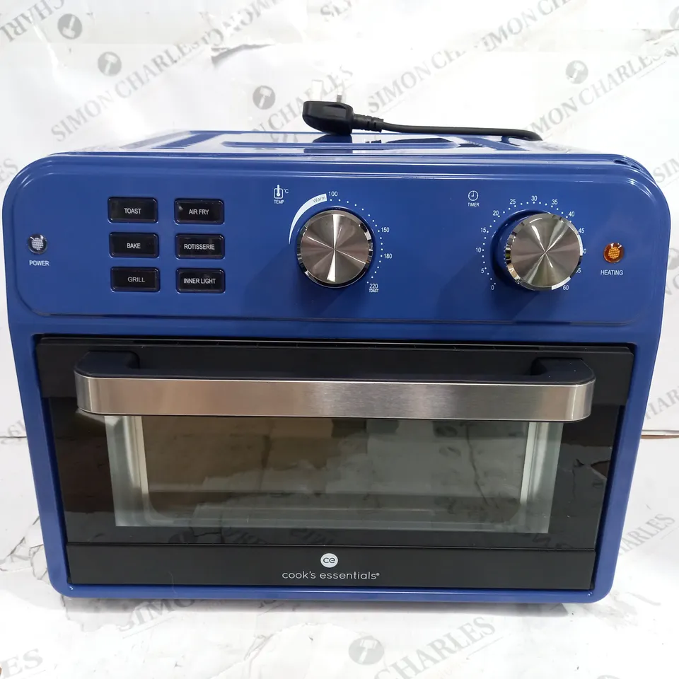 BOXED COOK'S ESSENTIAL 21-LITRE AIRFRYER OVEN IN NAVY 