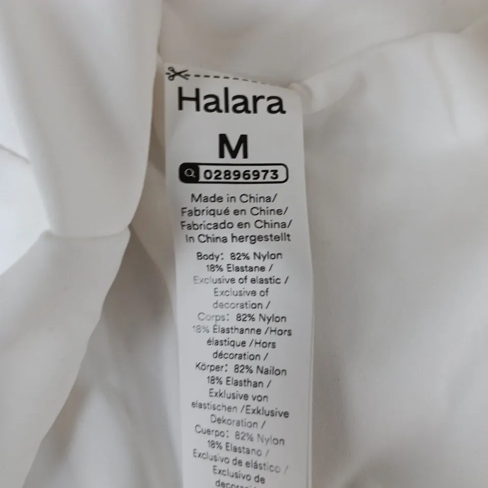 HALARA WHITE SKIRT, SIZE M