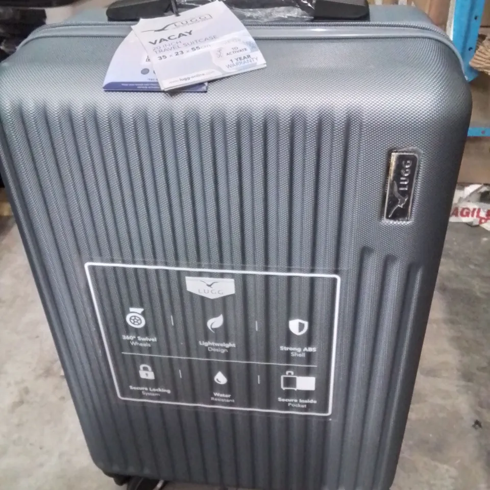 LUGG 20INCH VACAY TRAVEL SUITCASE RAVEN