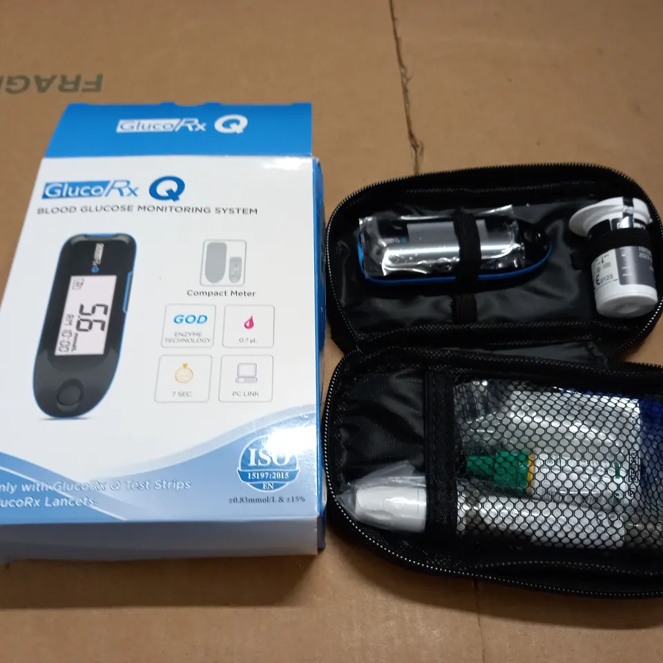 GLUCO RX Q BLOOD GLUCOSE MONITORING SYETEM