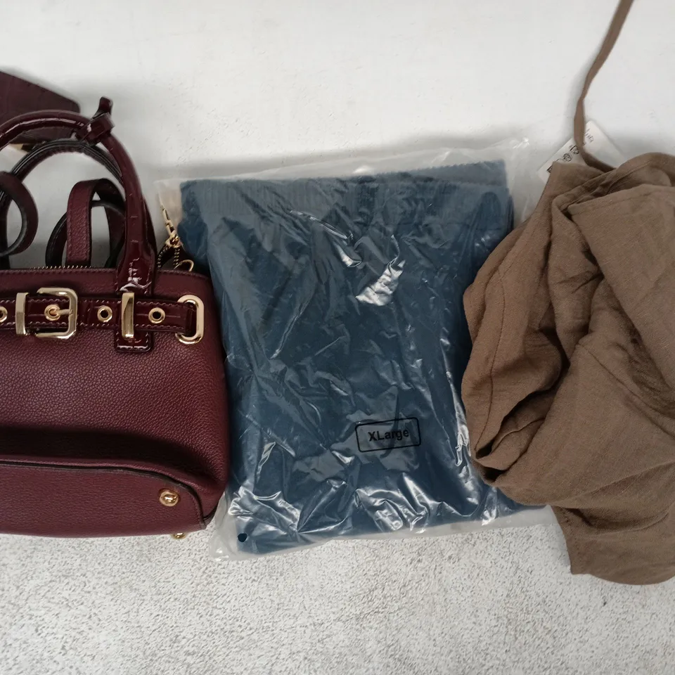 APPROXIMATELY 20 ASSORTED CLOTHING AND FASHION PRODUCTS IN VARIOUS STYLES AND SIZES - COLLECTION ONLY