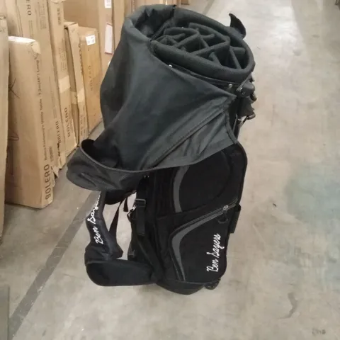 BEN SAYERS DLX GOLF STAND BAG - BLACK/GREY