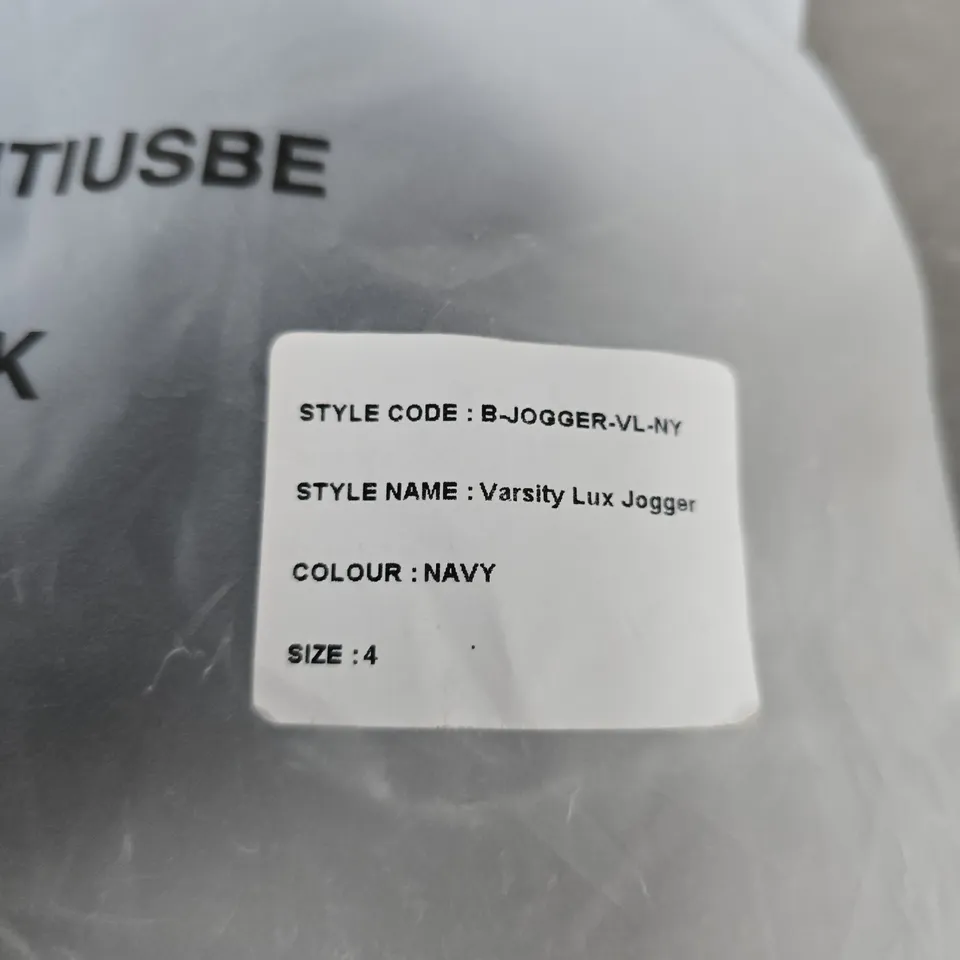 VINCENTIUS VARSITY LUX JOGGER NAVY – UK4 (SIZE 4)