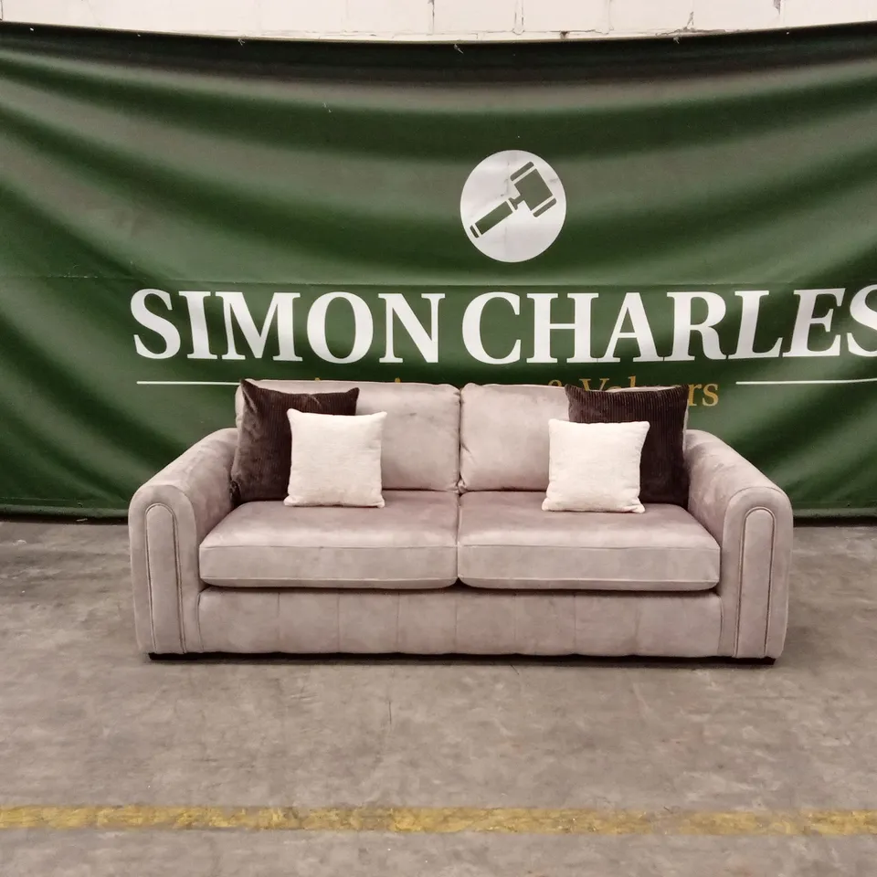 AMARA 3 SEATER SOFA - STONE RRP £1349