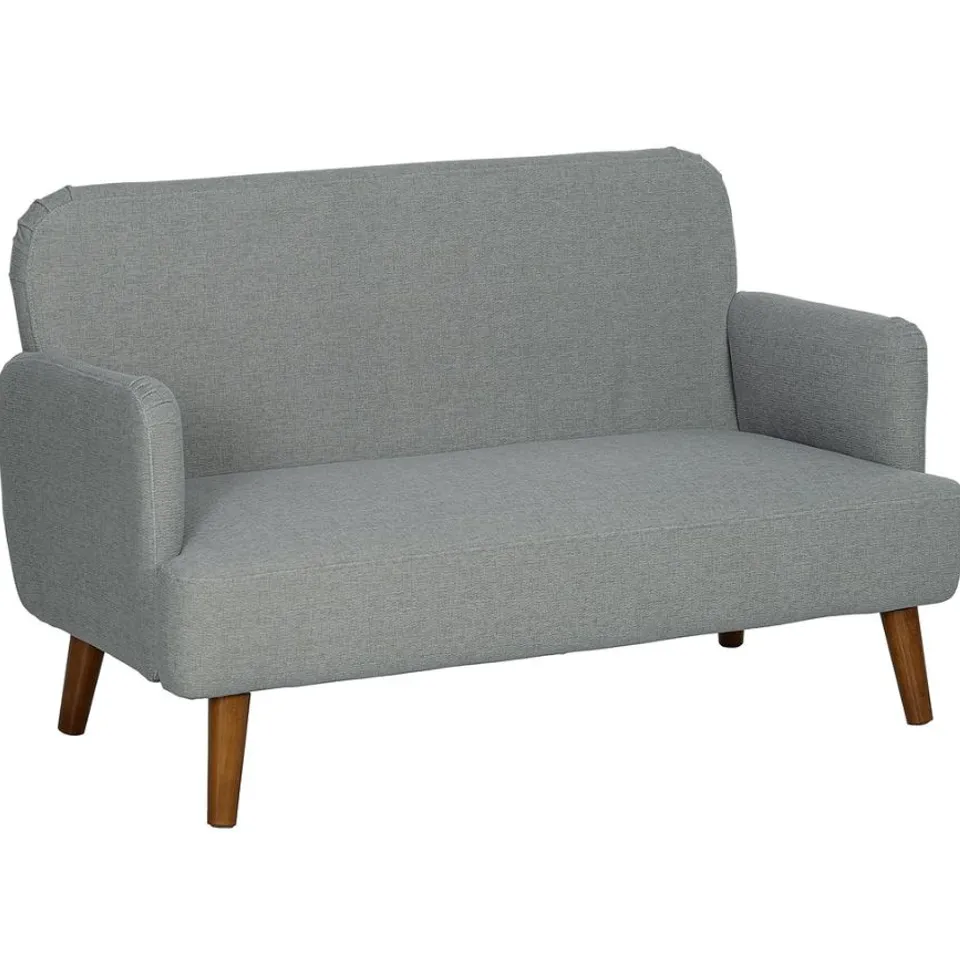 BOXED GREY LOVESEAT