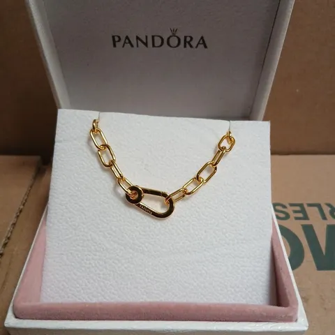 PANDORA GOLD-TONE LINK CHILDS BRACELET β BOXED