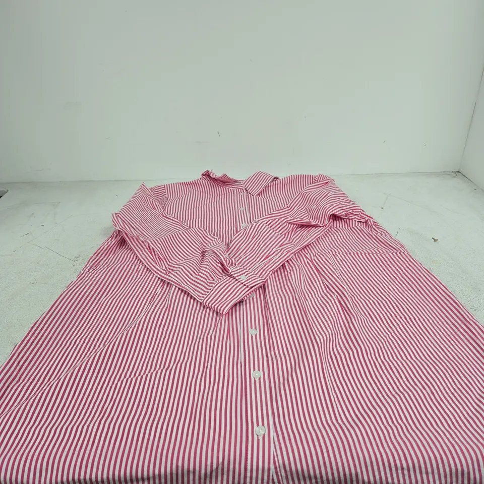 BON PRIX PINK/WHITE DRESS UK 22