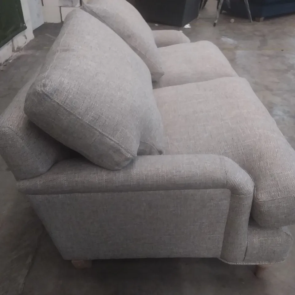 QUALITY BRITISH DESIGNER LOUNGE CO. ROSE 2.5 SEATER SOFA GREY FABRIC