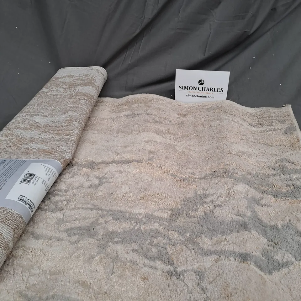 ALMIRA MARBLE EFFECT RUG - 66 X 100CM - COLLECTION ONLY 