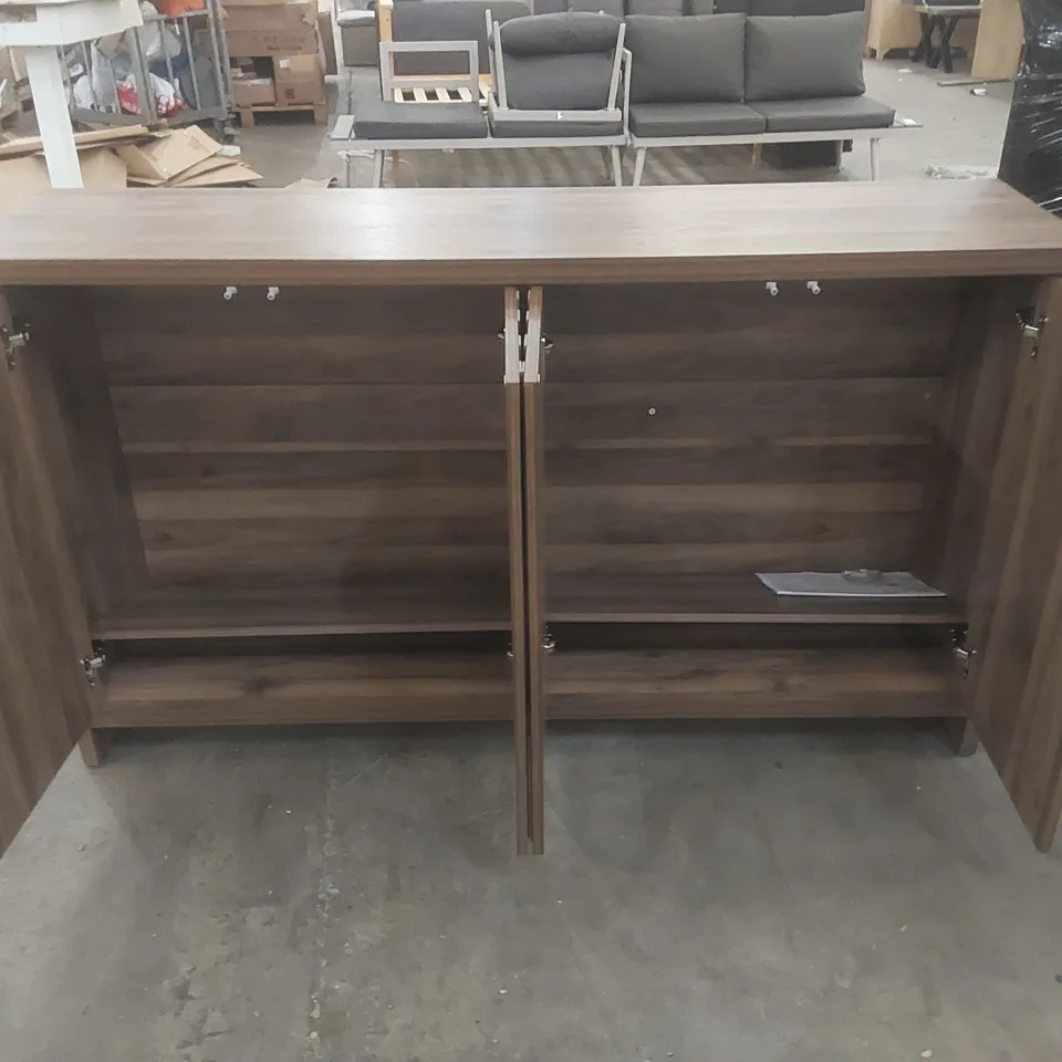 MAHLEA 152.4CM WIDE CREDENZA COLOUR: WALNUT