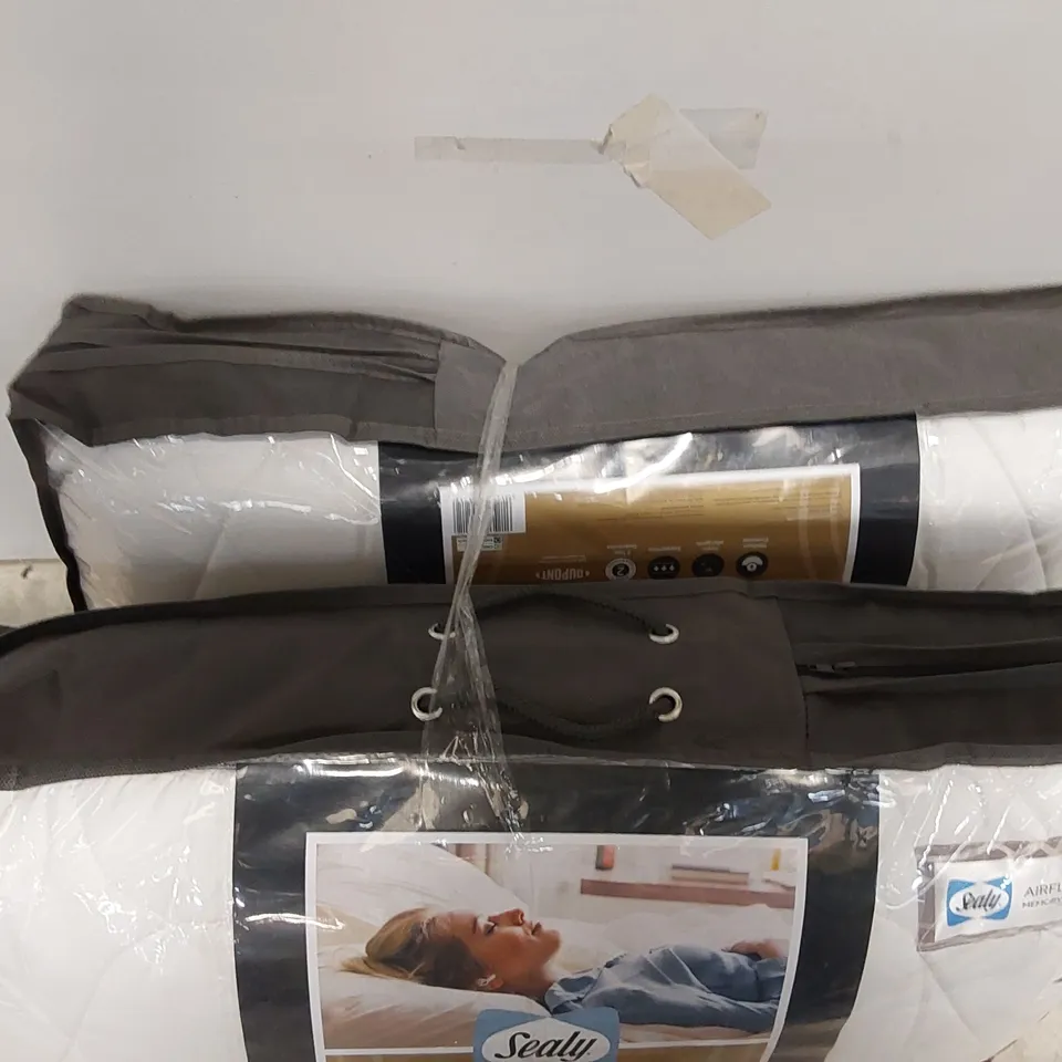 BAGGED SEALY AIRFLOW MEMORY FOAM PILLOWS - SET OF 2 (2 ITEMS TAPED TOGETHER)